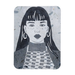 Nachtportrait Magnet