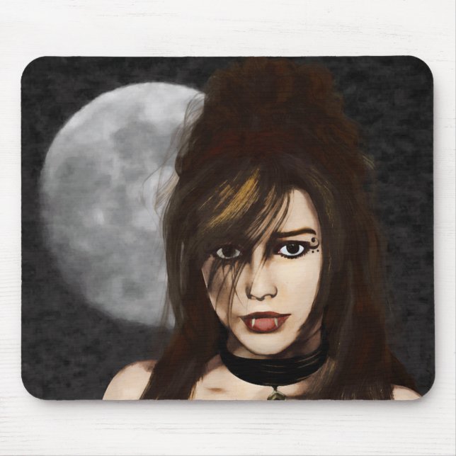 Nachtportrait Mousepad (Vorne)