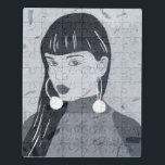Nachtportrait Puzzle<br><div class="desc">Nachtportrait II von Melissa Wang. | 140756GG</div>