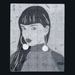 Nachtportrait Puzzle<br><div class="desc">Nachtportrait II von Melissa Wang. | 140756GG</div>