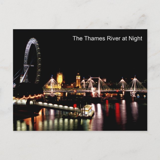 Nachtpostkarte Postkarte (Vorderseite)