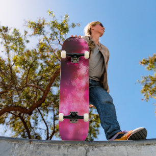 Nachtrosa-Flachbildschirm Skateboard
