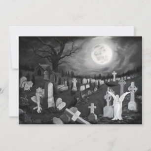 Nachts am Friedhof - Engel mit dem Teufel