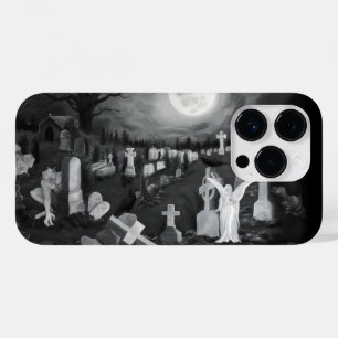 Nachts am Friedhof - Engel mit dem Teufel Case-Mate iPhone 14 Pro Hülle