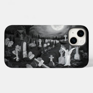 Nachts am Friedhof - Engel mit dem Teufel Case-Mate iPhone 14 Hülle