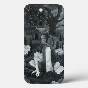 Nachts am Friedhof - Teufel Case-Mate iPhone Hülle