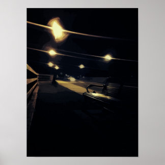 Nachts falten poster