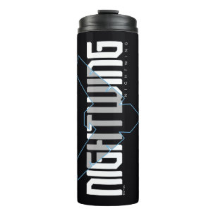 Nachts Hi-Tech-Name Graphic Thermosbecher