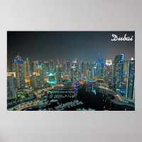 Nachts in Dubai, Vereinigte Arabische Emirate