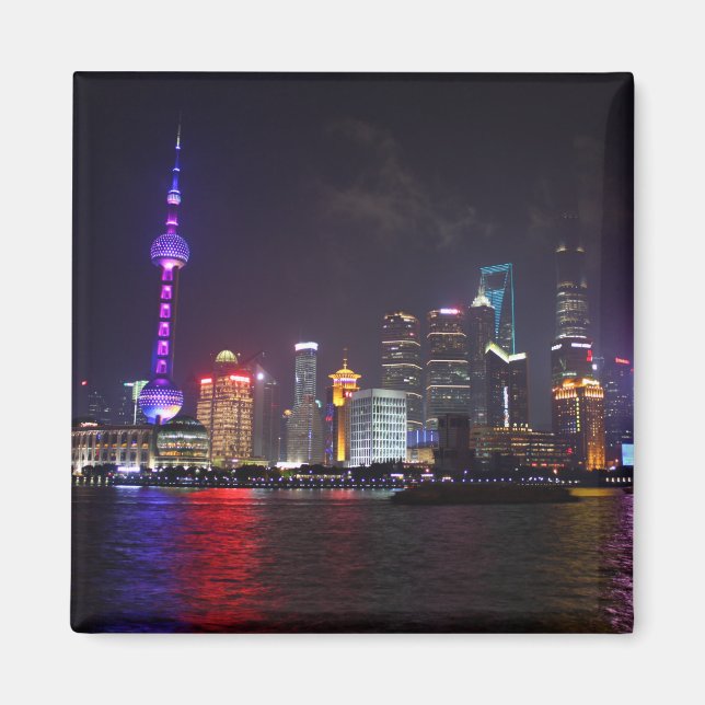 Nachts in Shanghai Magnet (Vorne)