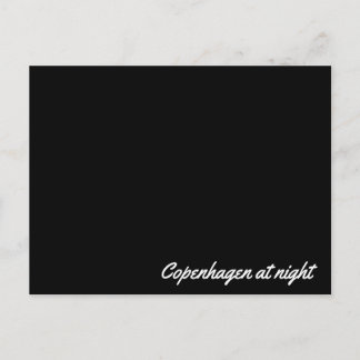 Nachts Kopenhagen Postkarte