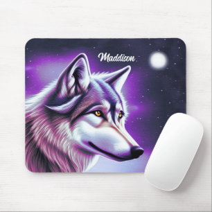 Nachts Mystical Wolf Mouse Pad Mousepad