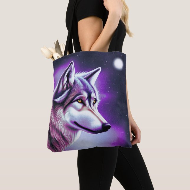 Nachts Mystical Wolf Tote Bag (Von Nahem)