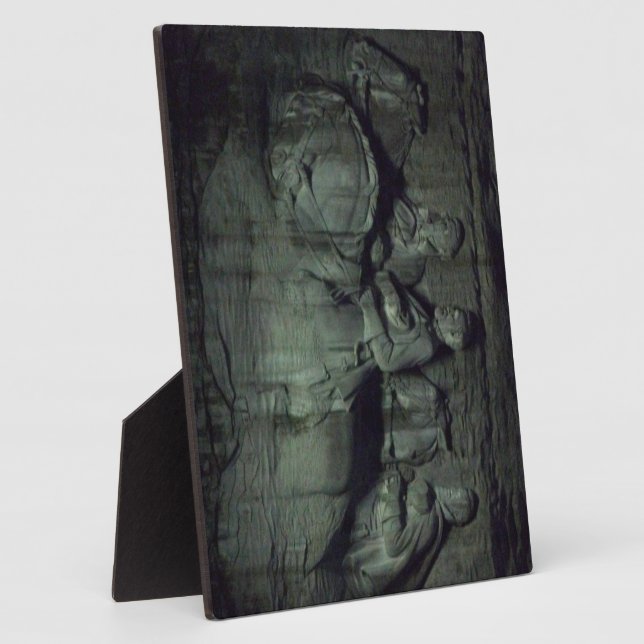 Nachts Steinberg in Georgien tragen Fotoplatte (Seite)