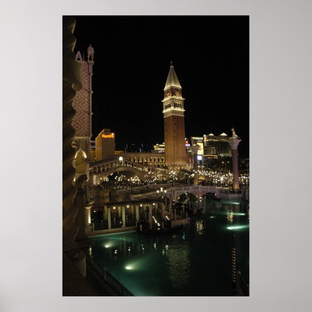nachts venezianisch poster (Vorne)