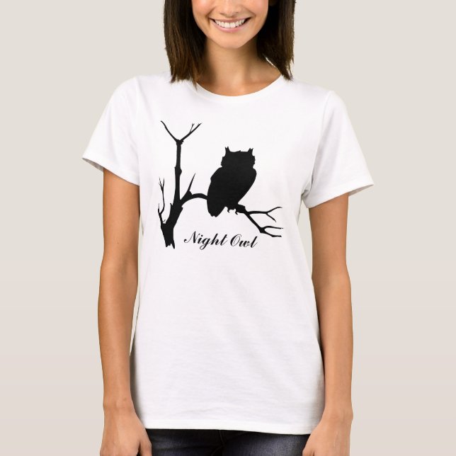 Nachtschale: Silhouette T - Shirt (Vorderseite)