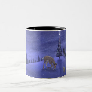 Nachtschau Zweifarbige Tasse