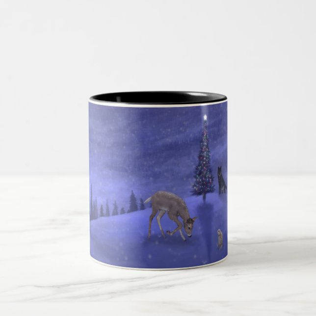 Nachtschau Zweifarbige Tasse (Mittel)