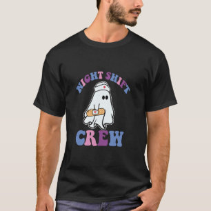 Nachtschicht Crew Halloween Krankenschwester T-Shirt