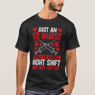 Nachtschicht Notfallkrankenpflegerin Notfallpflege T-Shirt