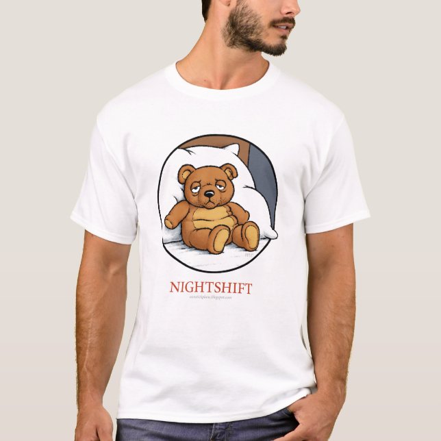 Nachtschicht-Shirt T-Shirt (Vorderseite)