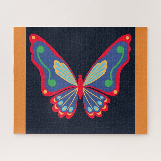 Nachtschmetterling Puzzle (Horizontal)