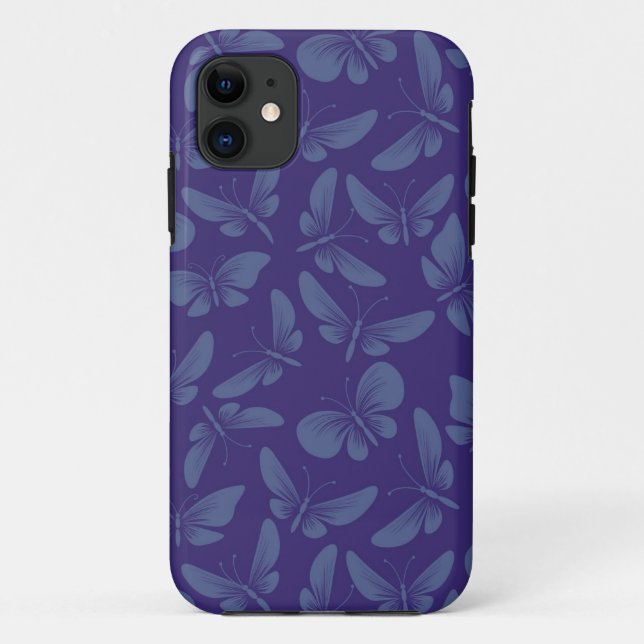 Nachtschmetterlinge Case-Mate iPhone Hülle (Rückseite)