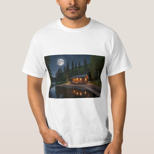 Nachtschwärmer im Wald T-Shirt (Vorderseite)