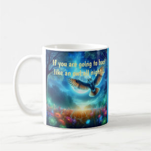Nachtschwärmer und Morgenadler: Celestial Journeys Kaffeetasse