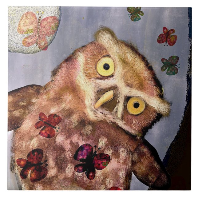 Nachtschwärmerei Fliese (Vorderseite)