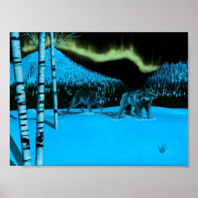 Nachtschwärmerin Poster (Vorne)