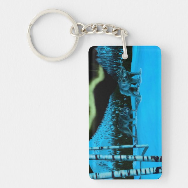 Nachtschwärmerin Schlüsselanhänger (Vorderseite)