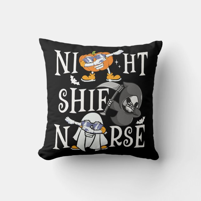 Nachtschwester Kissen (Vorderseite)
