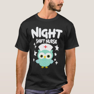 Nachtschwester Krankenschwester Schläft Den ganze T-Shirt