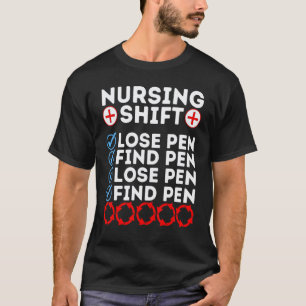Nachtschwester Tag Zitat Pflege Woche Wechseln T-Shirt