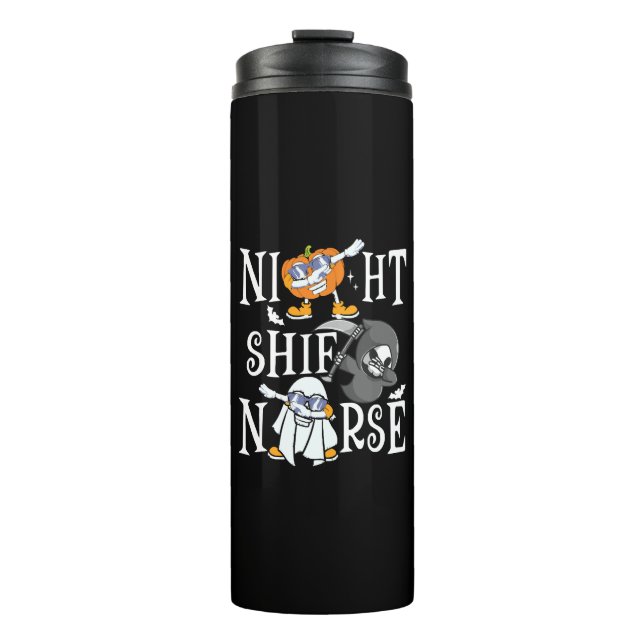 Nachtschwester Thermosbecher (Vorderseite)