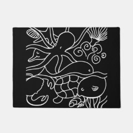 Nachtschwimmen Fußmatte