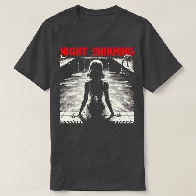 Nachtschwimmen T-Shirt (Design vorne)