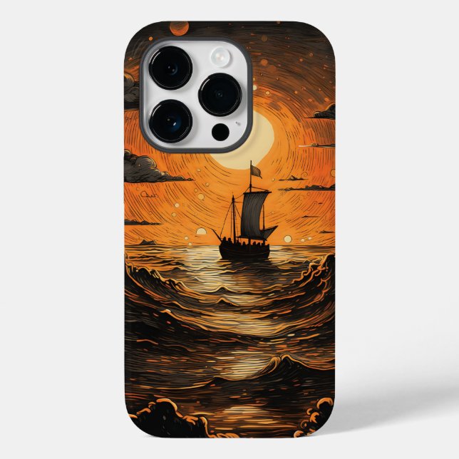 Nachtsegeln Case-Mate iPhone Hülle (Rückseite)