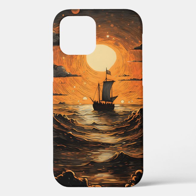 Nachtsegeln Case-Mate iPhone Hülle (Rückseite)