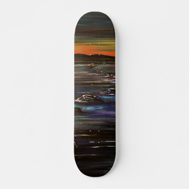 Nachtspaziergang Skateboard (Vorne)