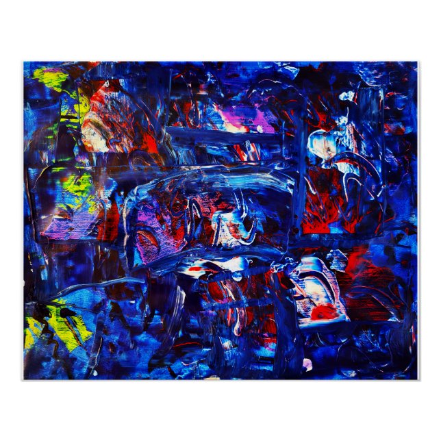 Nachtstadt Poster (Vorderseite)