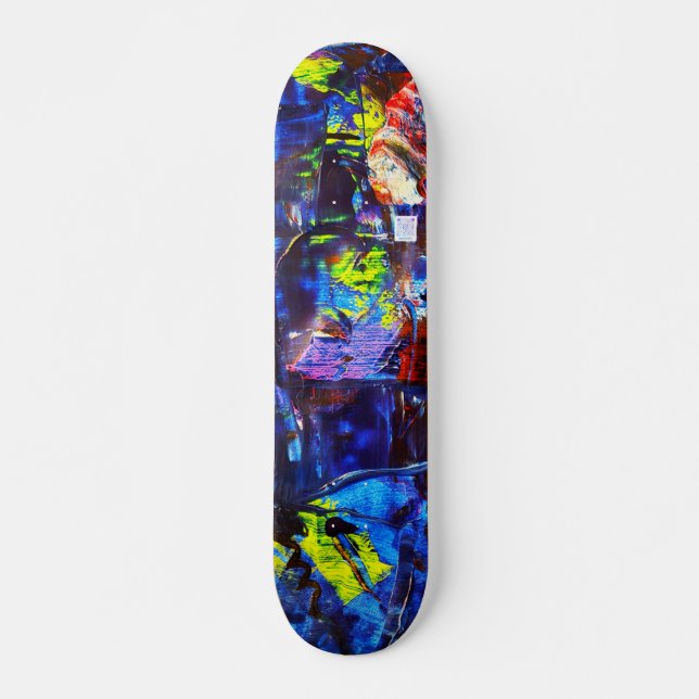 Nachtstadt Skateboard (Vorne)