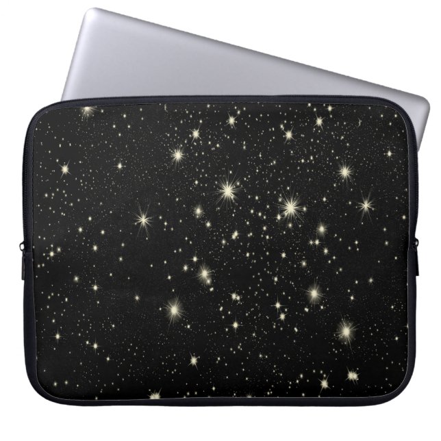 Nachtsterne Sternenhimmel Laptopschutzhülle (Vorderseite)