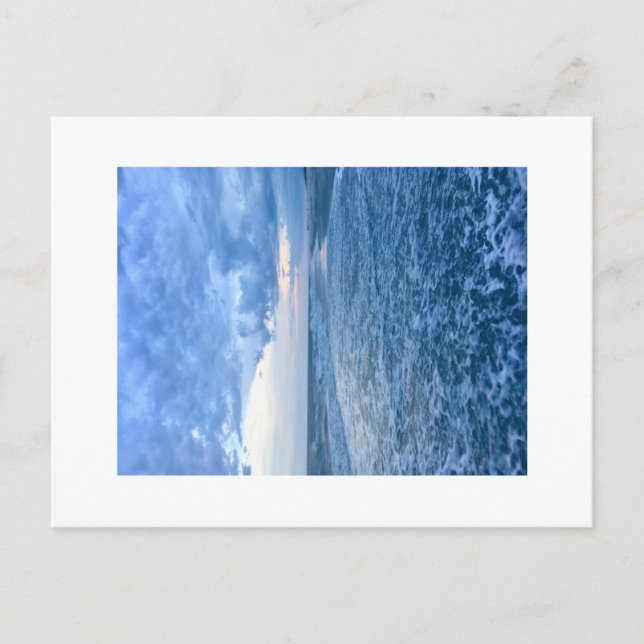 Nachtstrand Postkarte (Vorderseite)