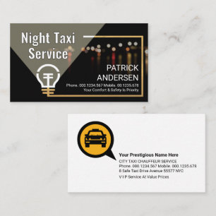 Nachttaxi: Spotlight Visitenkarte