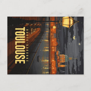 Nachttoulouse Postkarte