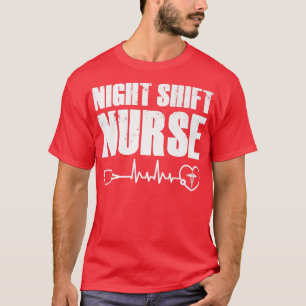 Nachtverschiebung Unterschiedliches Rasse Stethosc T-Shirt
