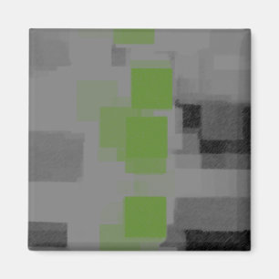 "Nachtvisions-" geometrisches abstraktes Magnet