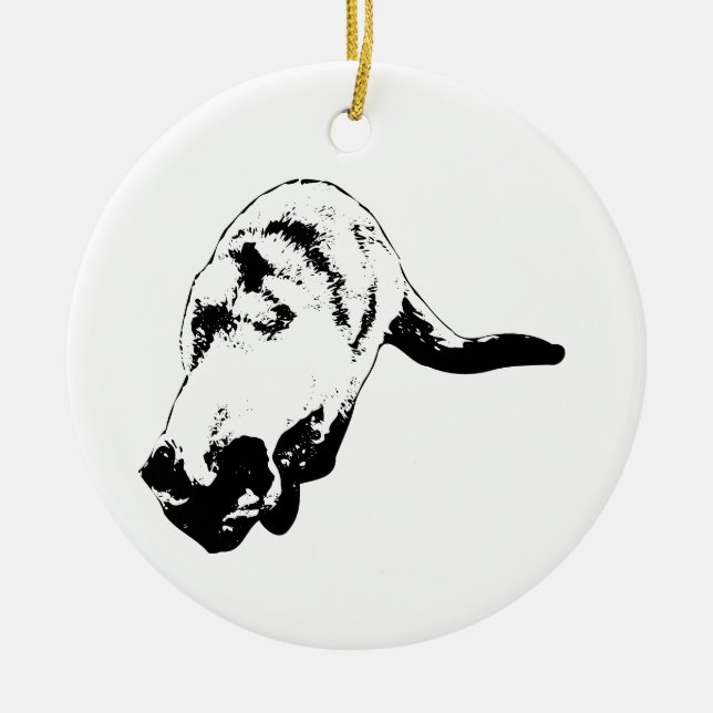 Nachtwache, Herzfunke Keramik Ornament (Vorne)